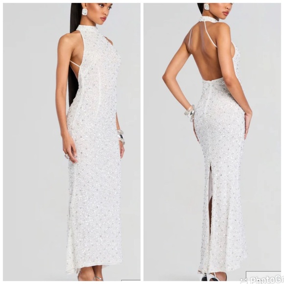 RETROFETE OLIVIA SEQUIN DRESS - Picture 1 of 14
